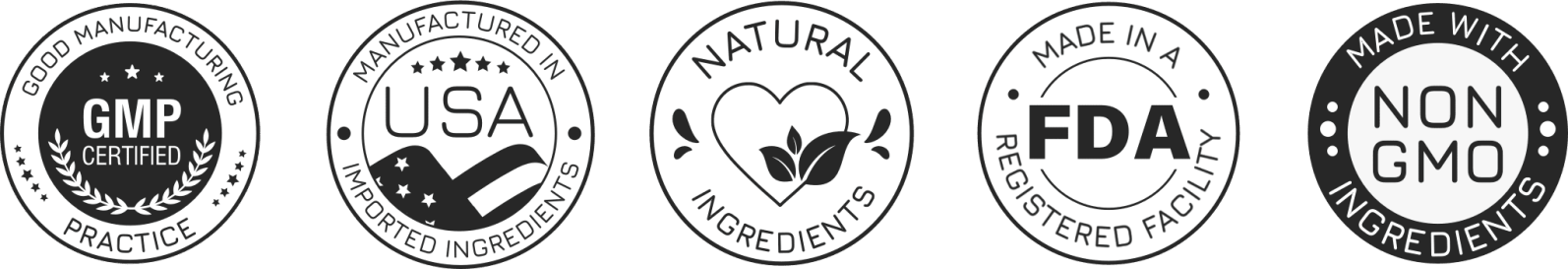 Purisaki Berberine Patch Certifications — GMP, Natural, USA Made